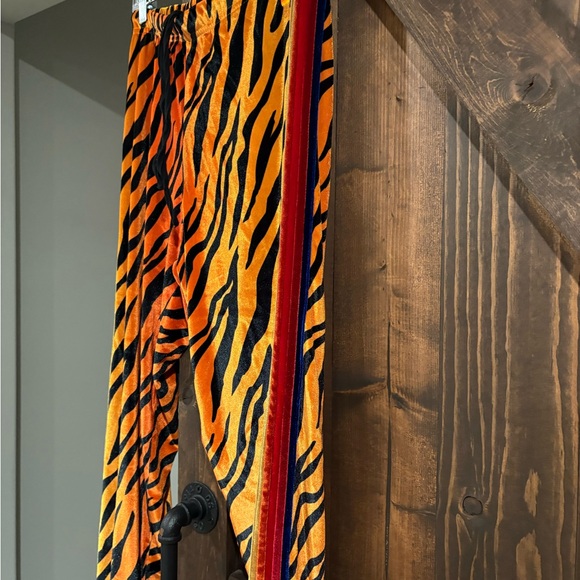 Aviator Nation Orange and Black Stripe Pants - Picture 2 of 4